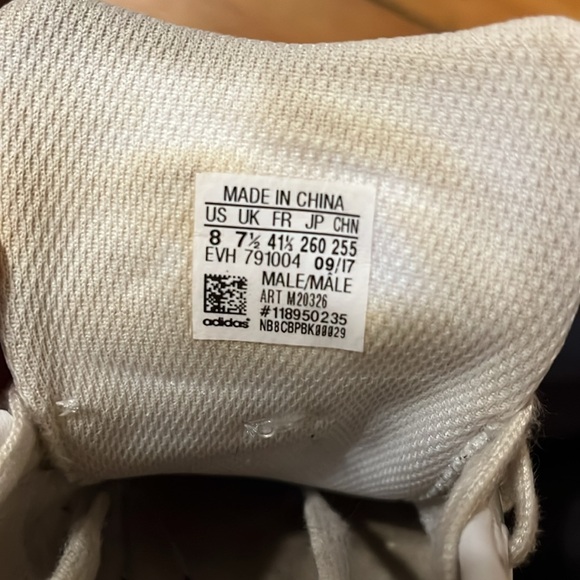 COPY - Stan Smith White and Red-Women’s Size 8-Used No Box - Picture 2 of 5